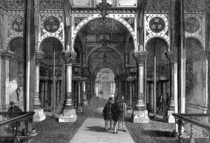 Interior view of the Abbey Mills Pumping Station at West Ham, near Stratford at the Bow