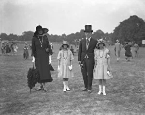 Society Collection: International polo match at the Hurlingham Club, London - the British Army versus