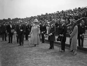 International Polo match at the Hurlingham Club, London - the British Army versus