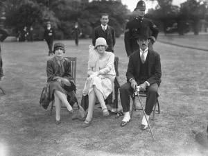 Polo Prints: International polo match at the Hurlingham Club, London - the British Army versus America