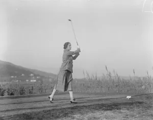 International Society at Cannes Golf Club. Lady Rocksavage. 26 January 1921