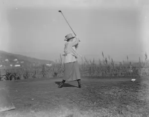 International society at Cannes Golf Club. Princess Alexandra Ghika. 26 January 1921