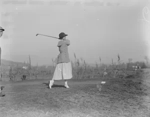 International Society at Cannes Golf Club. Princess Alexandra Ghika. 26 January 1921