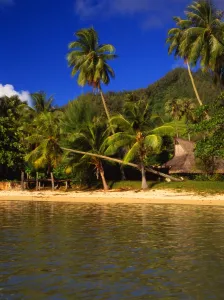 The island of Morea, off Tahiti