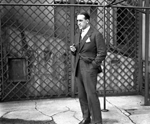 Fence Collection: The Italian Prince Colonna, photographed in Brighton, Sussex. 1927