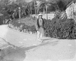 On the Italian Riviera - Porto Fino Mrs Claudine Allen Wade, wife of the theatrical