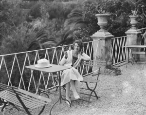Sitting Prints: On the Italian Riviera - Porto Fino Mrs Claudine Allen Wade, wife of the theatrical
