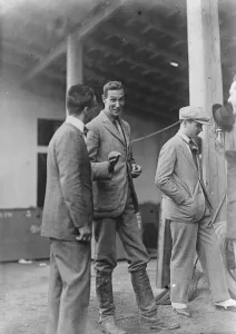Italian Royal Prince at Great Italian Motor Race Prince Aimone ( Duke of Spoleto