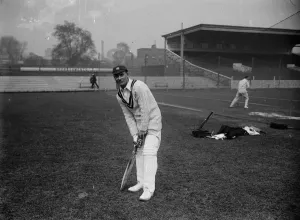 Framed Print : Jack Hobbs posed 1925