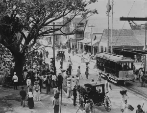 Jamaica. Orange Street, Kingston. 14 January 1927