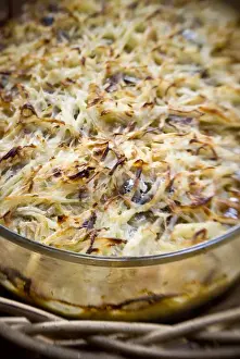 Janssons Temptation, (Janssons Frestelse) a classic Swedish dish of potato, onion