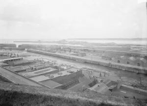 Port Prints: Jersey St Helier harbour and Elizabeth castle