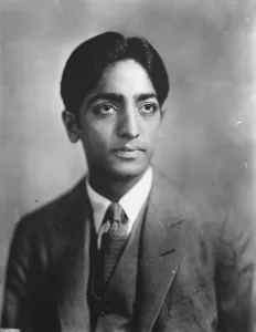 Jiddu Krishnamurti, the East Indian, who calls himself the New Messiah. 15