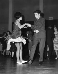 The jive 1950 dance / dancing / party season / celebration / happy vintage news