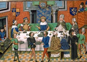 People Prints: Joao I (1357-1433) entertains John of Gaunt prior to marrying Philippa of Lancaster