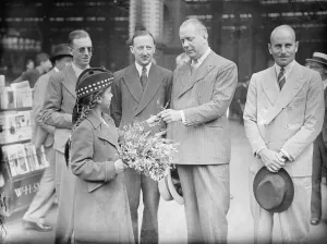 John Cobb And Three Other Drivers Leave London For Attempt On 19 Records. For British