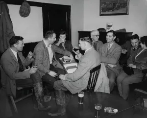 The John Jones Coursing Club meets at the Star pub to drink beer and take refreshments