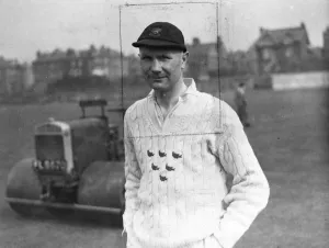 John Langridge, 39 year old Sussex batsman who is pictured here has so far scored