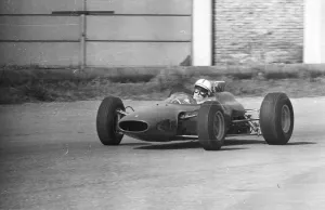 World Champion Prints: John Surtees in his first race back after an accident in Canada 17 March 1966
