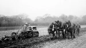 John Topham slide show John Topham presentation Topham lecture Farmer driving tractor