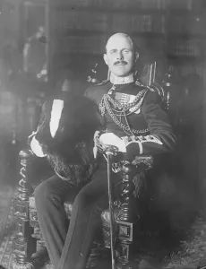 John Vereker, 6th Viscount Gort ( Victoria Cross ) at home in Cowes Castle 25 September