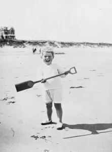 Beach Prints: A Jolly Little Prince. Little Prince Michael of Romania, son of the Crown Prince