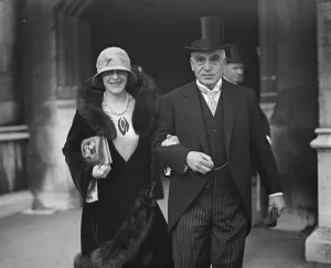 Bride Prints: Judge of the High Court weds in the temple. The Honourable Sir Robert Wright