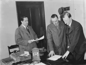 Paper Prints: The K C Election. Franke Edward Clarke (left), MP for Dartford, Kent, and Tom