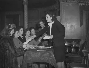 The Kangeroo Club - formed by the war brides of Australia servicemen who are awaiting