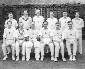 Kent County Cricket - Team photo taken May 1957 Players who represented Kent in