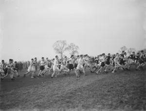 Kent Cross Country Championship Dartford. 1937