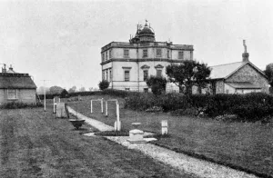 Exterior Prints: The Kew Observatory, where magnetic research has been disturbed by the electric tram service