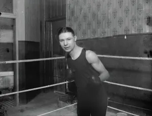 Kid Pattenden, boxer. 1 February 1927