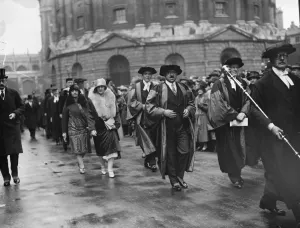 King Amanullah at Oxford. 23 March 1928