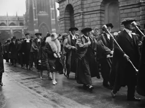 King Amanullah at Oxford University. 23 March 1928