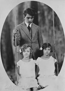 Exile Prints: A King without a country. The Archduke Otto of Austria with his sisters the Archduchesses