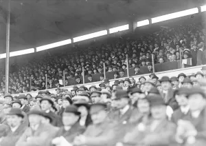 King George V and Prince of Wales - later Edward VIII - attend the Navy versus Army