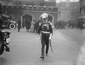 King holds levee at St Jamess Palace. Brig General Sirs Wilson. 23 February 1926