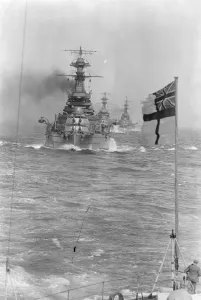 The King leads his fleet at Torbay. The Atlantic Fleet entered Torbay with