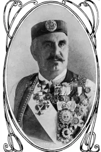 Moustache Prints: King Nikola I Mirkov Petrovic-Njegos (October 7 [O. S. September 25] 1841 - March 1