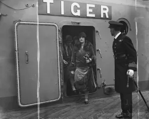 The King and Queen of Afghanistan visit the first naval port of the British Empire