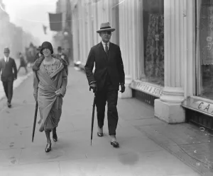 The King and Queen of Belgium in London. Queen Elisabeth of Belgium seen here