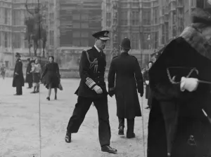 The King and Queen drove in state from Buckingham Palace to the House of Lords for