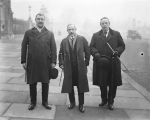 The King receives his Labour Ministers at Buckingham Palace. Mr Tom Griffiths
