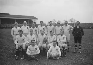 The King at rugby international at Twickenham, London England versus France English