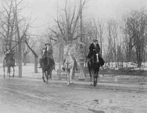 King of Serbia Rides Out With His Fiancee Alexander I, the king of Serbia with