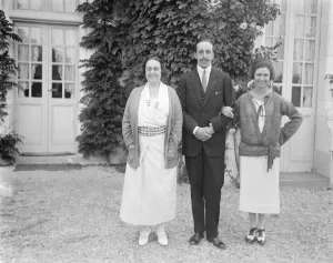 The King of Spain on holiday. King Alfonso is spending a few days at Deauville