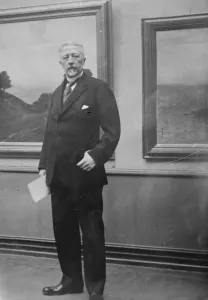 King of Swedens brother as art exhibitor. Prince Eugen Bernhardotte, brother