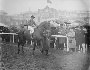 The Kings double racing victory at Newbury. Weathervane ( H Jones up ) after