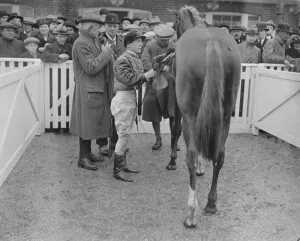 The Kings double racing victory at Newbury. Donoghue unsaddling John Green